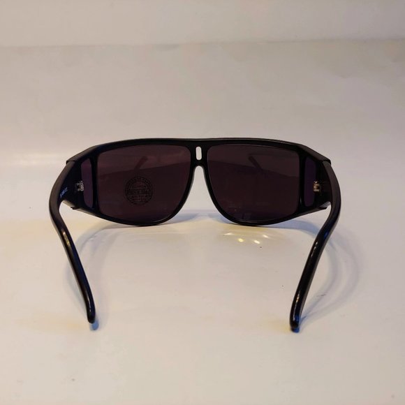 (NWT) Vintage 90's Wrap Around Sun Shield Sport Sunglasses (M.Black) - Picture 3 of 4